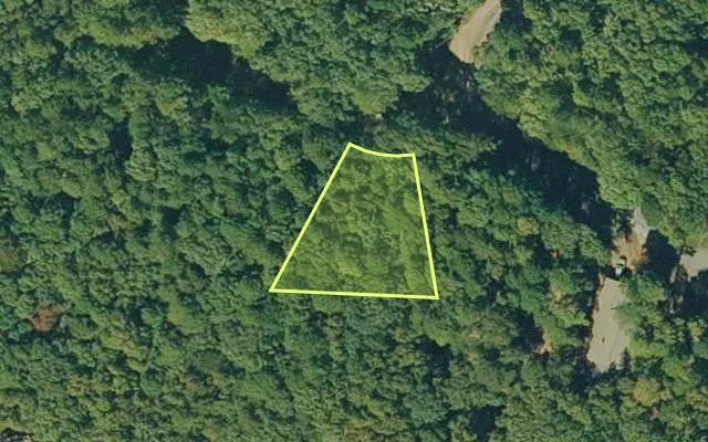 Aerial view of VAN BUREN County parcel 4300-04392-0000 — Arkansas post-auction with approximate parcel outline