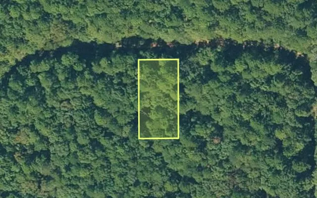Aerial view of VAN BUREN County parcel 4300-13153-0000 — Arkansas post-auction with approximate parcel outline