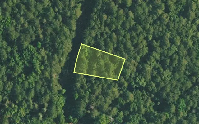 Aerial view of VAN BUREN County parcel 4500-02130-0000 — Arkansas post-auction with approximate parcel outline