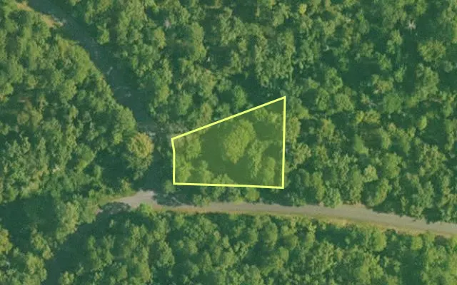 Aerial view of SALINE County parcel 604-00106-000 — Arkansas post-auction with approximate parcel outline