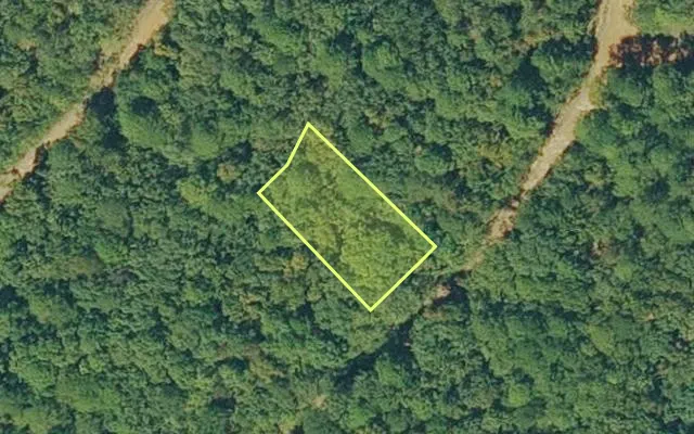 Aerial view of VAN BUREN County parcel 4300-01016-0000 — Arkansas post-auction with approximate parcel outline