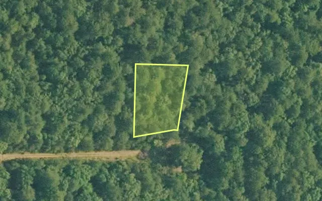Aerial view of VAN BUREN County parcel 4300-14023-0000 — Arkansas post-auction with approximate parcel outline