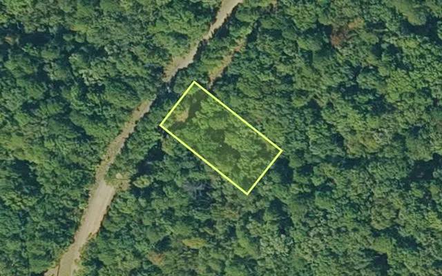 Aerial view of VAN BUREN County parcel 4300-03188-0000 — Arkansas post-auction with approximate parcel outline