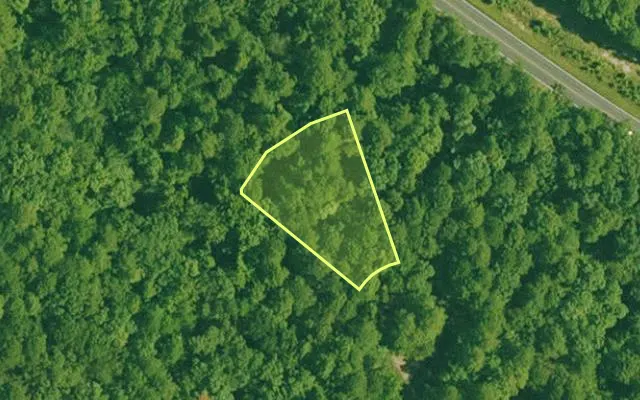 Aerial view of GARLAND County parcel 68141 — Arkansas post-auction with approximate parcel outline