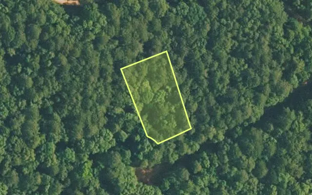 Aerial view of VAN BUREN County parcel 4400-14018-0000 — Arkansas post-auction with approximate parcel outline