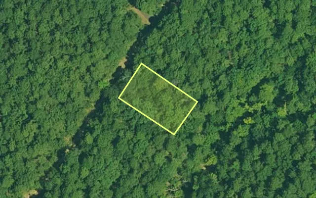 Aerial view of GARLAND County parcel 64477 — Arkansas post-auction with approximate parcel outline