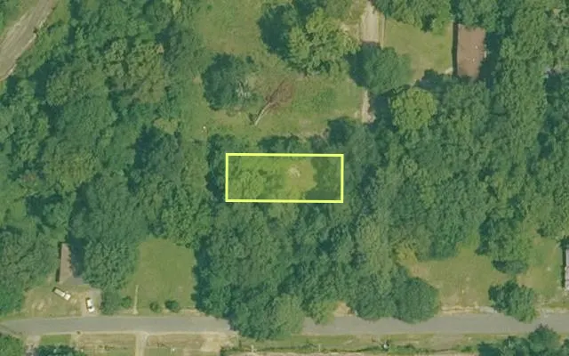 Aerial view of UNION County parcel 03920-00235-0000 — Arkansas post-auction with approximate parcel outline