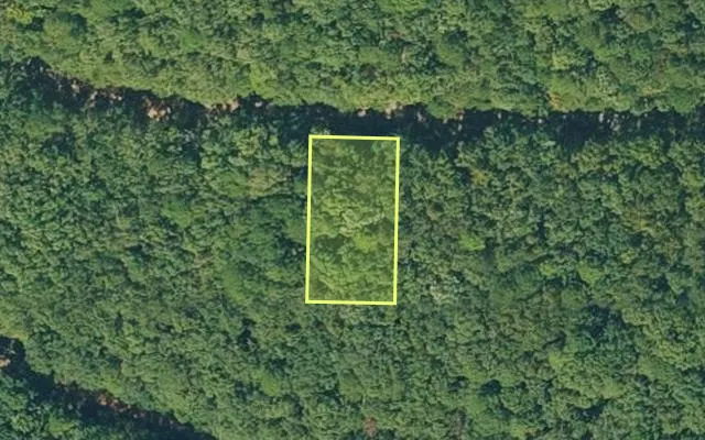 Aerial view of VAN BUREN County parcel 4300-02098-0000 — Arkansas post-auction with approximate parcel outline