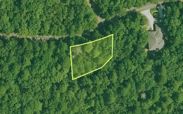 Aerial view of GARLAND County parcel 73310 — Arkansas post-auction with approximate parcel outline