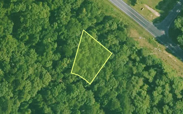 Aerial view of SALINE County parcel 688-00057-000 — Arkansas post-auction with approximate parcel outline