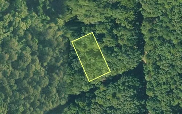 Aerial view of VAN BUREN County parcel 4300-01209-0000 — Arkansas post-auction with approximate parcel outline