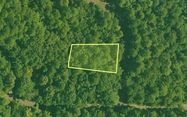 Aerial view of GARLAND County parcel 72212 — Arkansas post-auction with approximate parcel outline