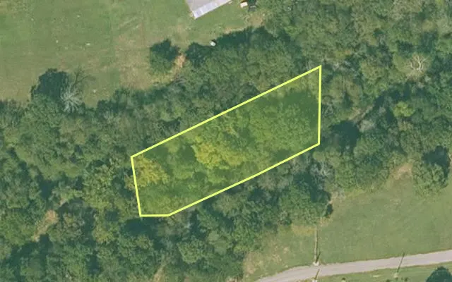 Aerial view of CRAWFORD County parcel 001-11146-023 — Arkansas post-auction with approximate parcel outline