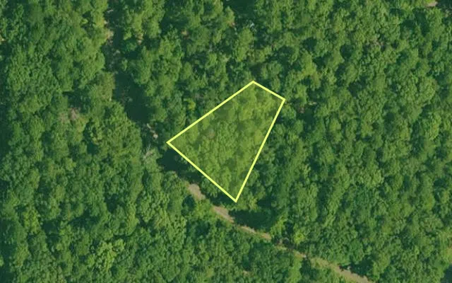 Aerial view of GARLAND County parcel 71205 — Arkansas post-auction with approximate parcel outline