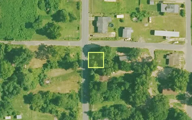 Aerial view of HOT SPRING County parcel 700-01493-000 — Arkansas post-auction with approximate parcel outline