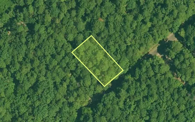 Aerial view of GARLAND County parcel 65027 — Arkansas post-auction with approximate parcel outline