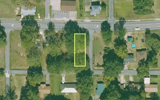Aerial view of JEFFERSON County parcel 930-29187-000 — Arkansas post-auction with approximate parcel outline