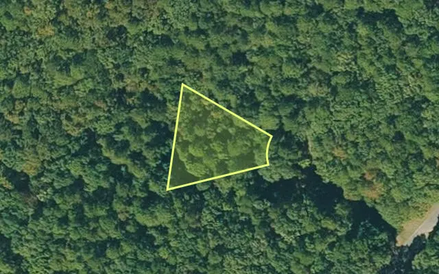 Aerial view of VAN BUREN County parcel 4300-04406-0000 — Arkansas post-auction with approximate parcel outline