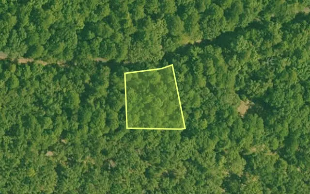Aerial view of GARLAND County parcel 72022 — Arkansas post-auction with approximate parcel outline