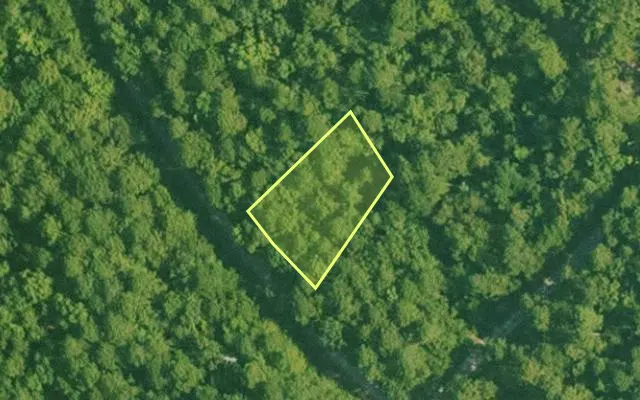 Aerial view of SALINE County parcel 496-00039-000 — Arkansas post-auction with approximate parcel outline