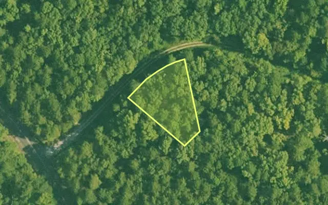 Aerial view of SALINE County parcel 608-00072-000 — Arkansas post-auction with approximate parcel outline
