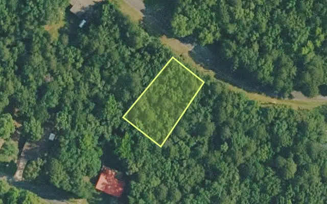 Aerial view of VAN BUREN County parcel 4350-03053-0000 — Arkansas post-auction with approximate parcel outline