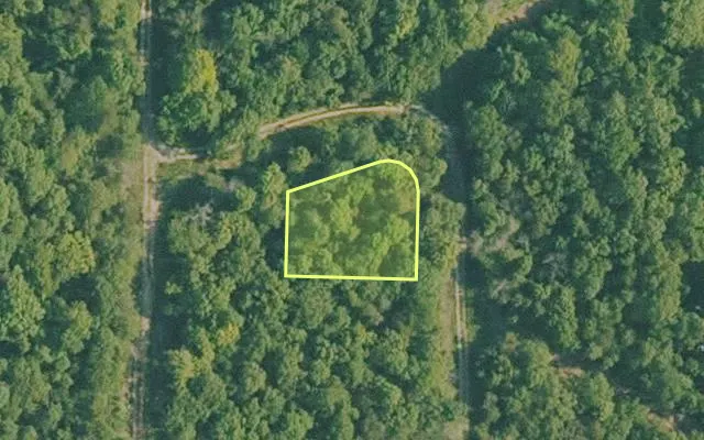 Aerial view of BAXTER County parcel 010-02206-000 — Arkansas post-auction with approximate parcel outline