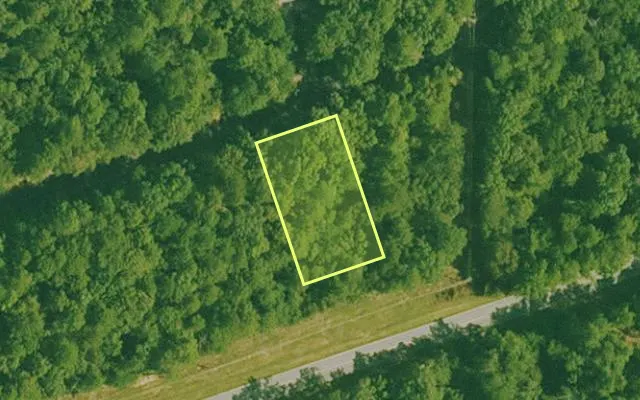 Aerial view of GARLAND County parcel 69439 — Arkansas post-auction with approximate parcel outline