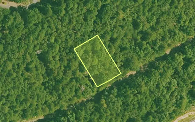 Aerial view of SALINE County parcel 640-00190-000 — Arkansas post-auction with approximate parcel outline