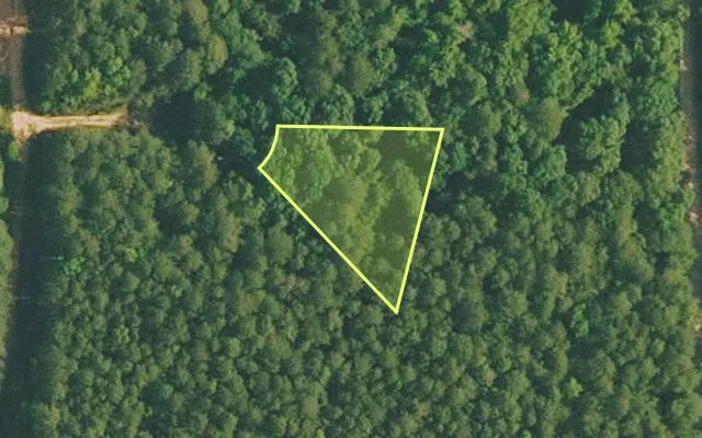 Aerial view of VAN BUREN County parcel 4500-02448-0000 — Arkansas post-auction with approximate parcel outline