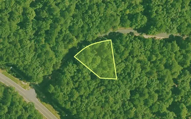 Aerial view of SALINE County parcel 640-00115-000 — Arkansas post-auction with approximate parcel outline