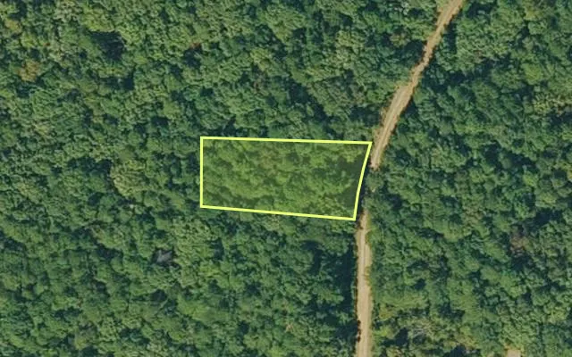 Aerial view of VAN BUREN County parcel 4300-04084-0000 — Arkansas post-auction with approximate parcel outline