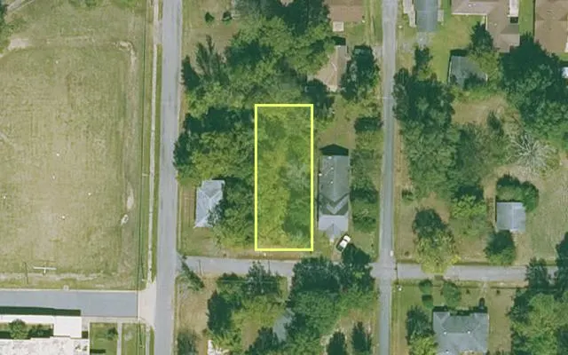 Aerial view of JEFFERSON County parcel 930-57808-000 — Arkansas post-auction with approximate parcel outline
