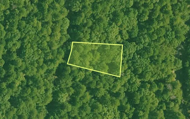 Aerial view of SALINE County parcel 536-00084-000 — Arkansas post-auction with approximate parcel outline