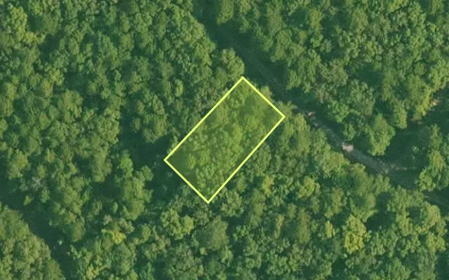Aerial view of SALINE County parcel 692-00128-000 — Arkansas post-auction with approximate parcel outline