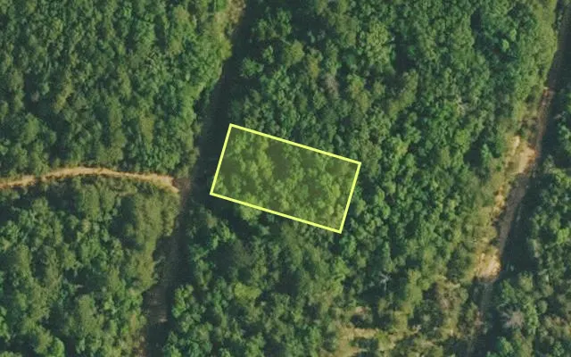 Aerial view of VAN BUREN County parcel 4200-02377-0000 — Arkansas post-auction with approximate parcel outline