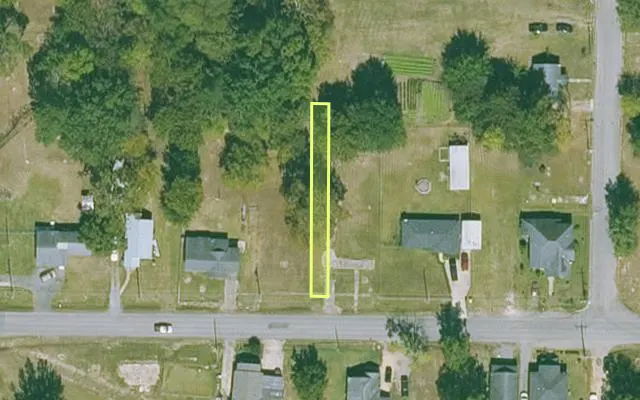 Aerial view of JEFFERSON County parcel 930-67256-000 — Arkansas post-auction with approximate parcel outline
