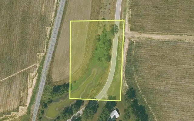 Aerial view of CHICOT County parcel 010-01484-000 — Arkansas post-auction with approximate parcel outline