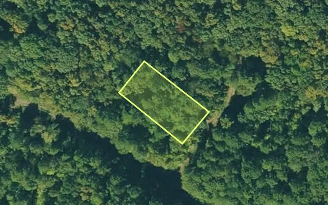 Aerial view of VAN BUREN County parcel 4550-02001-0000 — Arkansas post-auction with approximate parcel outline