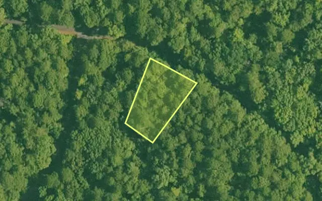 Aerial view of SALINE County parcel 588-00048-000 — Arkansas post-auction with approximate parcel outline