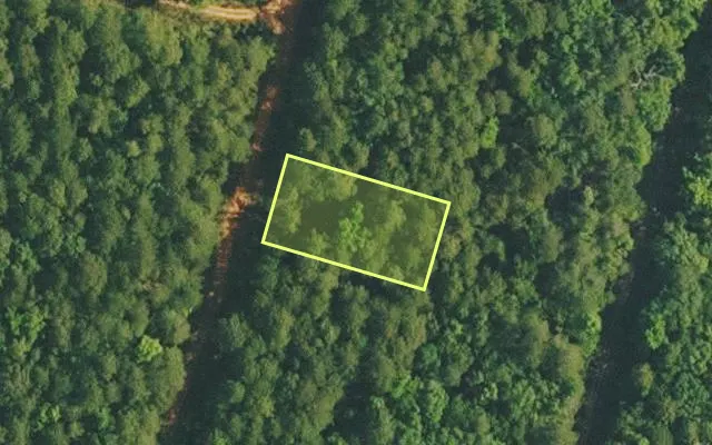 Aerial view of VAN BUREN County parcel 4200-02505-0000 — Arkansas post-auction with approximate parcel outline