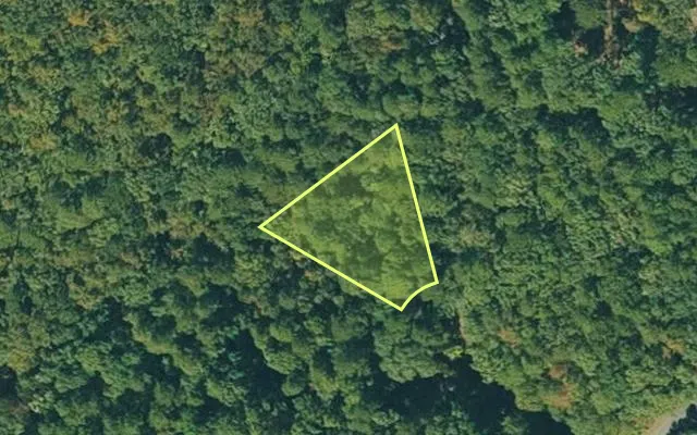 Aerial view of VAN BUREN County parcel 4300-04407-0000 — Arkansas post-auction with approximate parcel outline