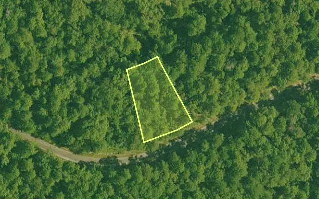 Aerial view of GARLAND County parcel 72146 — Arkansas post-auction with approximate parcel outline