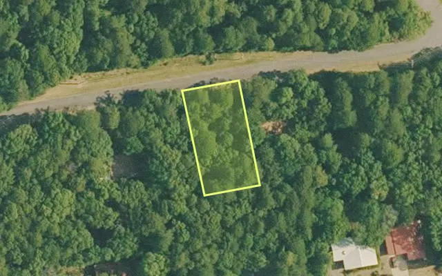 Aerial view of VAN BUREN County parcel 4400-11022-0000 — Arkansas post-auction with approximate parcel outline