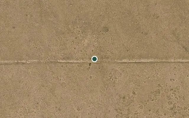 Aerial view of 2.5 acres in Navajo, AZ — 13036; approximate location marked