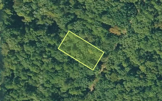Aerial view of VAN BUREN County parcel 4300-03001-0000 — Arkansas post-auction with approximate parcel outline