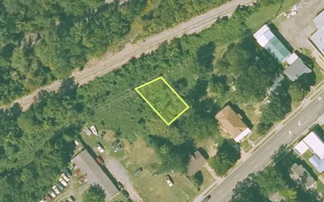Aerial view of SEBASTIAN County parcel 14774-0053-00022-00 — Arkansas post-auction with approximate parcel outline