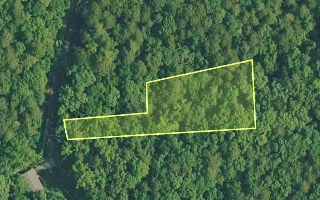 Aerial view of VAN BUREN County parcel 4400-01065-0000 — Arkansas post-auction with approximate parcel outline