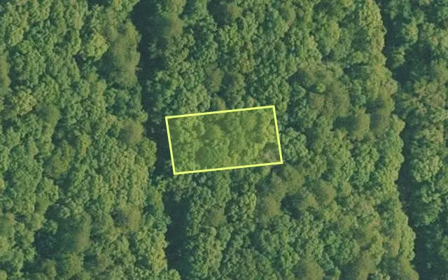 Aerial view of VAN BUREN County parcel 4050-07096-0000 — Arkansas post-auction with approximate parcel outline