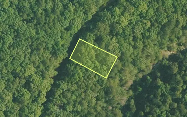Aerial view of VAN BUREN County parcel 4410-02073-0000 — Arkansas post-auction with approximate parcel outline